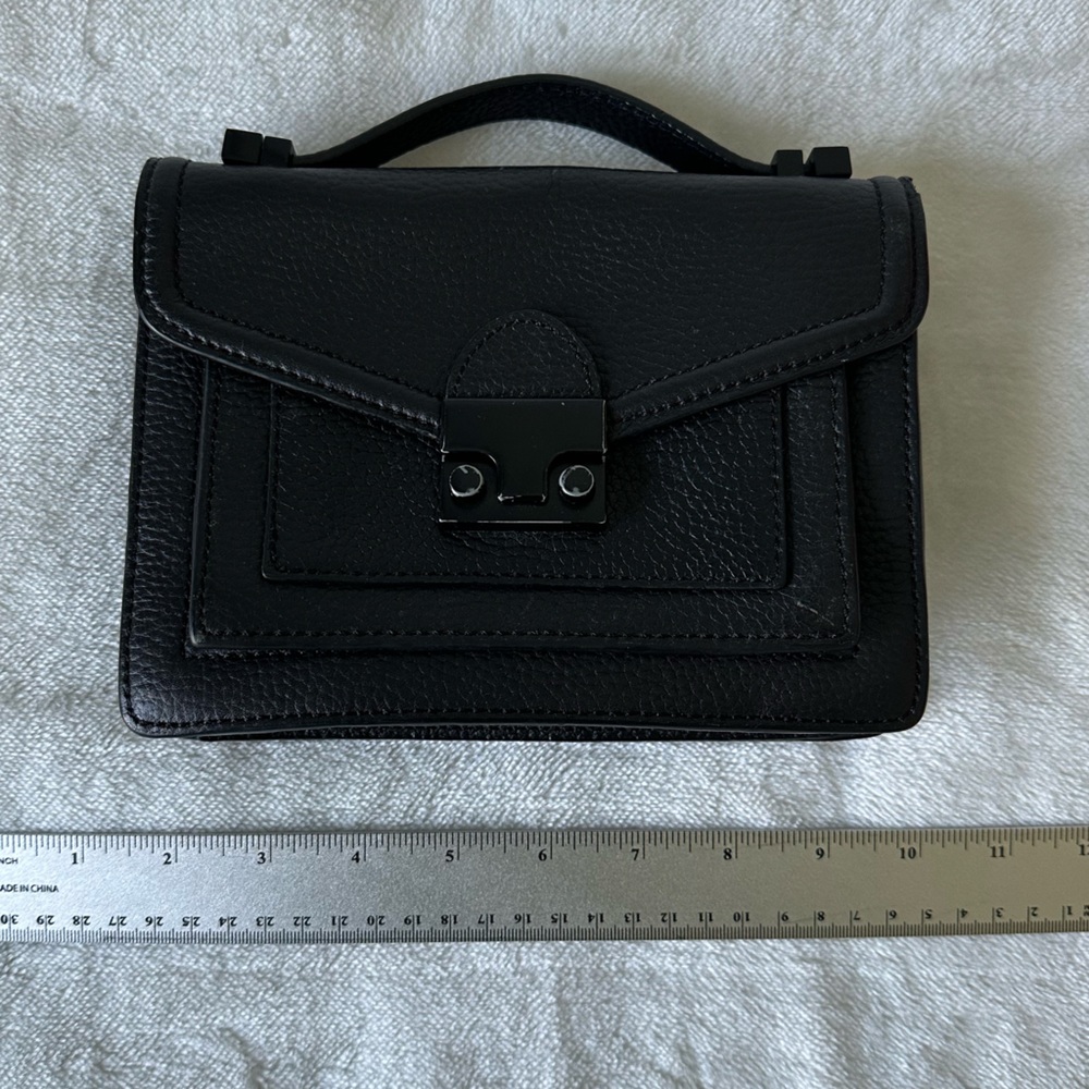 Loeffler Randall Black Convertible Top Handle Mini Bag